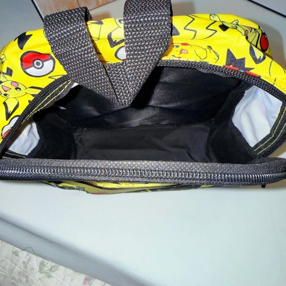 Pokemon Pikachu Mini Backpack‎ Kids OSFM Yellow New Allover Print Bioworld Bag